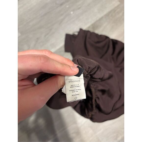 GOLDSIGN THE FONTEYN BODYSUIT CHOCOLATE BROWN SZ LARGE - Picture 6 of 7